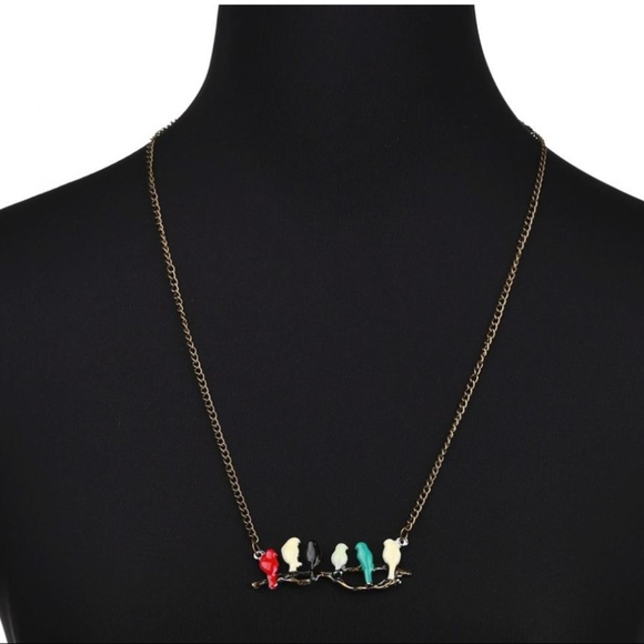 NEW birdie on tree necklace - Picture 2 of 4